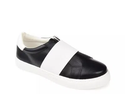 Journee Collection Billie Slipon Sneaker In Black