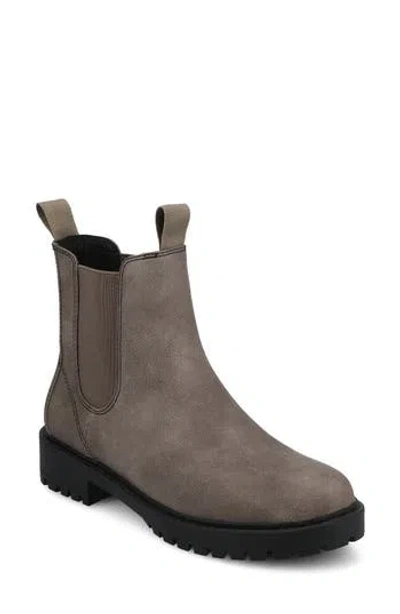 Journee Collection Blanche Chelsea Boot In Brown