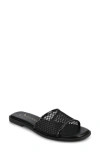 Journee Collection Breckley Flat Slide Sandal In Black