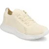 Journee Collection Women's Brena Lace Up Sneakers In Cream