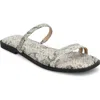 Journee Collection Brisa Slide Sandal In Snake