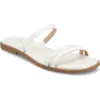 Journee Collection Brisa Slide Sandal In White