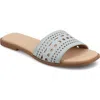 Journee Collection Brodie Slide Sandal In Blue