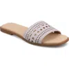 Journee Collection Brodie Slide Sandal In Lilac