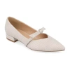 Journee Collection Cait Womens Pointed Closed Toe Ballet Flats In Neutral