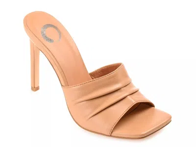 Journee Collection Camber Sandal In Brown
