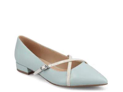 Journee Collection Camby Pump In Blue