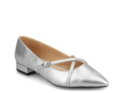 Journee Collection Camby Pump In Silver