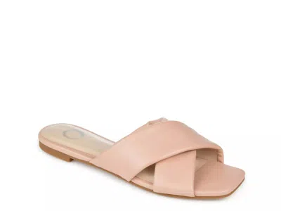 Journee Collection Carlotta Slide Sandal In Pink