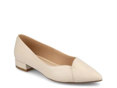 Journee Collection Carmin Flat In Metallic