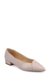 Journee Collection Carmin Pointed Toe Flat In Lilac