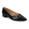 Journee Collection Carmin Womens Pointed Closed Toe Ballet Flats In Black