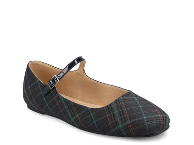Journee Collection Carrie Mary Jane Flat In Multi
