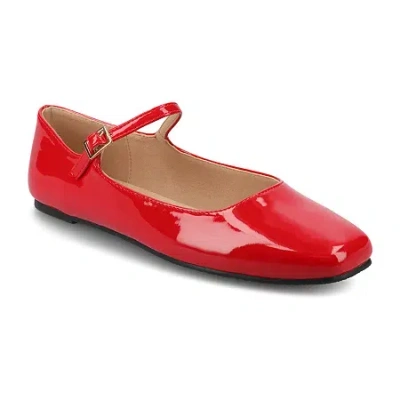 JOURNEE COLLECTION CARRIE-WD WOMENS SQUARE MARY JANE SHOES WIDE WIDTH