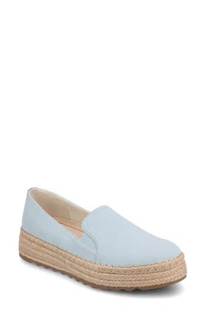 Journee Collection Catalina Espadrille Sneaker In Blue
