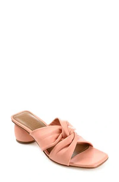Journee Collection Charlize Sandal In Coral
