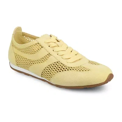 Journee Collection Chasse Womens Sneakers In Yellow