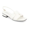 Journee Collection Cloudsteppers Womens Tabatha Flat Sandals In White