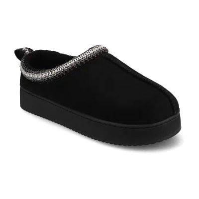 Journee Collection Connway Womens Clog Slippers In Black