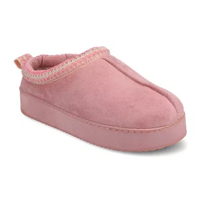 Journee Collection Connway Womens Round Closed Toe Slip-on Shoe In Pink