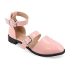 Journee Collection Constance Womens Round Closed Toe Mary Jane Shoes In Pink