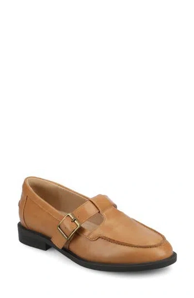 Journee Collection Corina Mary Jane Flat In Brown