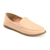 Journee Collection Corinne-wd Womens Moc Closed Toe Loafers-wide Width In Neutral