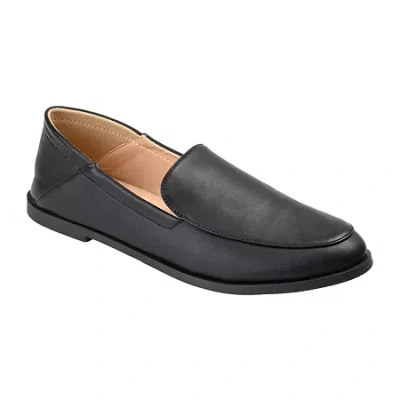 Journee Collection Corinne Womens Moc Closed Toe Loafers In Black