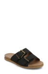 Journee Collection Cosette Buckle Slide Sandal In Black