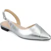 Journee Collection Daphnne Cap Toe Slingback Flat