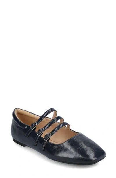 Journee Collection Darlin Multi Strap Mary Jane Flat In Black