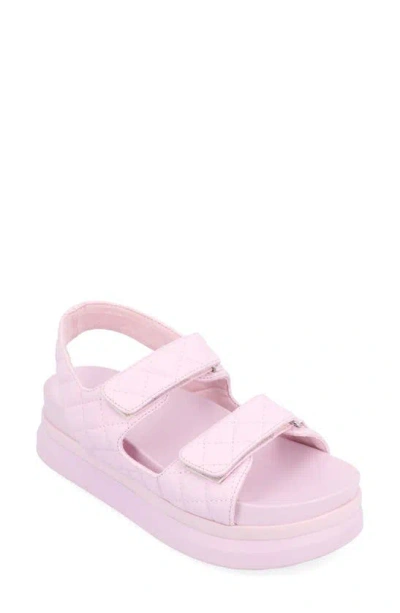 Journee Collection Debby Sandal In Lilac
