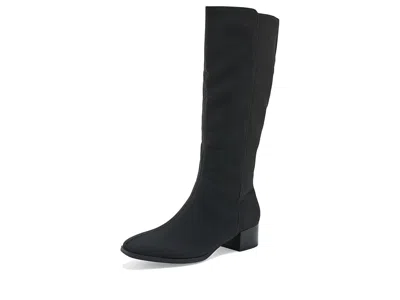 Journee Collection Devri Women's Boots Black Suede: 6.5 M