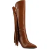 Journee Collection Dolly Tassel Tall Boot In Brown