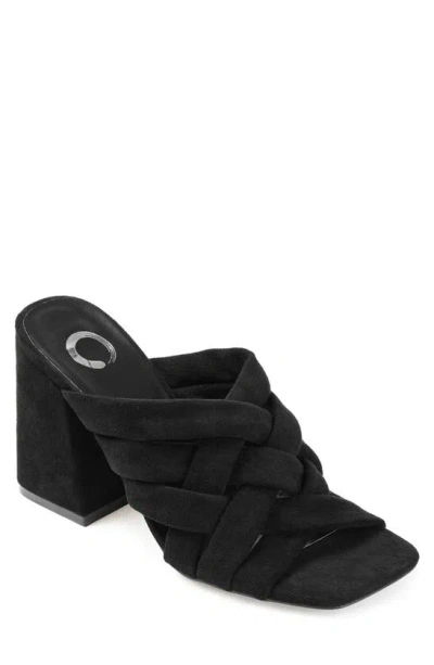 Journee Collection Dorisa Slide Sandal In Black