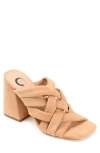Journee Collection Dorisa Braided Sandal In Tan