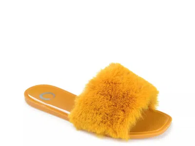 Journee Collection Dusk Sandal In Yellow