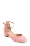 Journee Collection Womens Edna Heeled Sandals In Blush