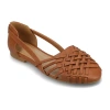 Journee Collection Ekko Womens Round Closed Toe Slip-on Shoe In Brown