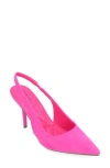 Journee Collection Elenny Slingback Stiletto Pump In Fuchsia