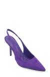 Journee Collection Elenney Slingback Pump In Purple