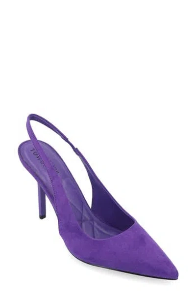 Journee Collection Elenney Slingback Pump In Purple