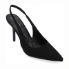 Journee Collection Elenney Womens Pointed Closed Toe Stiletto Heel Pumps In Black