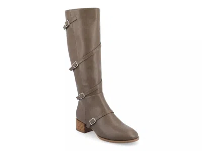 Journee Collection Elettra Boot In Gray