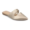Journee Collection Enniss Womens Pointed Closed Toe Mules In Sand