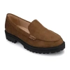 Journee Collection Erika Womens Moc Closed Toe Loafers In Brown