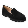 Journee Collection Erika Womens Pointed Loafers In Black