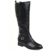 Journee Collection Extra Wide Calf Women's Tru Comfort Foam Ivie Boot In Black