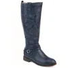 Journee Collection Extra Wide Calf Women's Tru Comfort Foam Ivie Boot In Blue