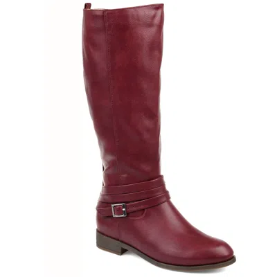 Journee Collection Extra Wide Calf Women's Tru Comfort Foam Ivie Boot In Pink